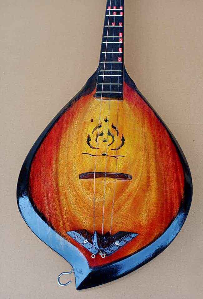 Isan Instruments Isarn Acoustic Traditional Thai Phin (isan Lute) โ 3-string Handmade ...