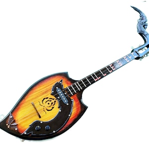 Isarn Acoustic Electric Phin 3 Strings, Thai Lao Guitar Musical Instrument, Thailand Traditional Classical Musical Pin79