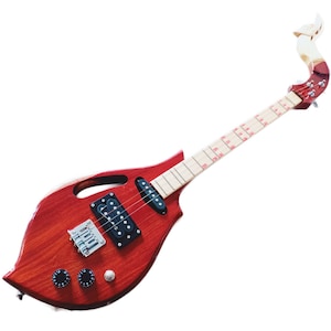 Isarn Electric Phin 3 Strings, Thai Lao Guitar Musical Instrument, Thailand Traditional Classical Musical Pin96