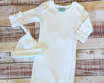 White Baby Gown Etsy