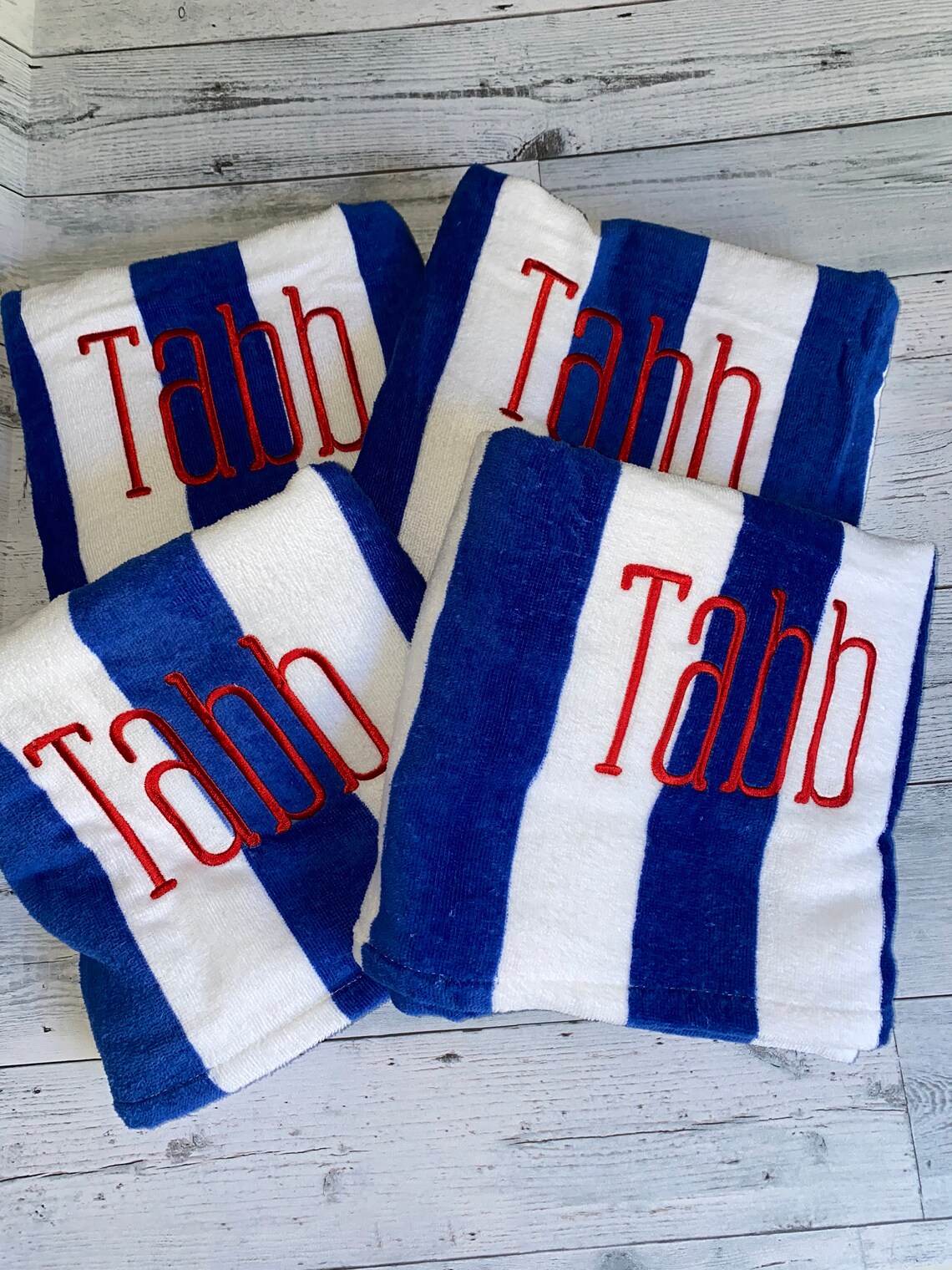 Personalized Embroidered Beach Towel/Pool Towel/ Personalized Etsy