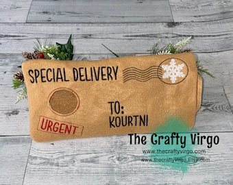 2022 Personalized Holiday Elf Shipping Envelope / Holiday Elf 2022/ Holiday Elf Attire/ Christmas Elf/ Holiday Elf Shipping