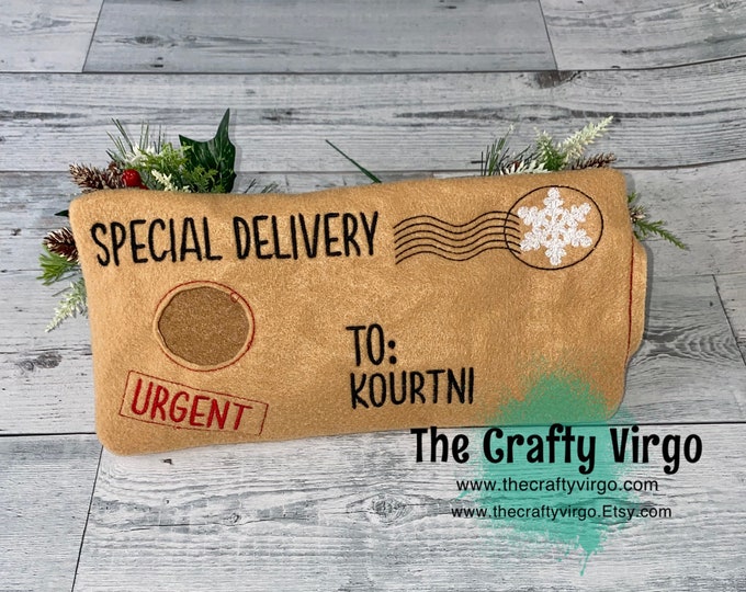 2022 Personalized Holiday Elf Shipping Envelope / Holiday Elf 2022/ Holiday Elf Attire/ Christmas Elf/ Holiday Elf Shipping