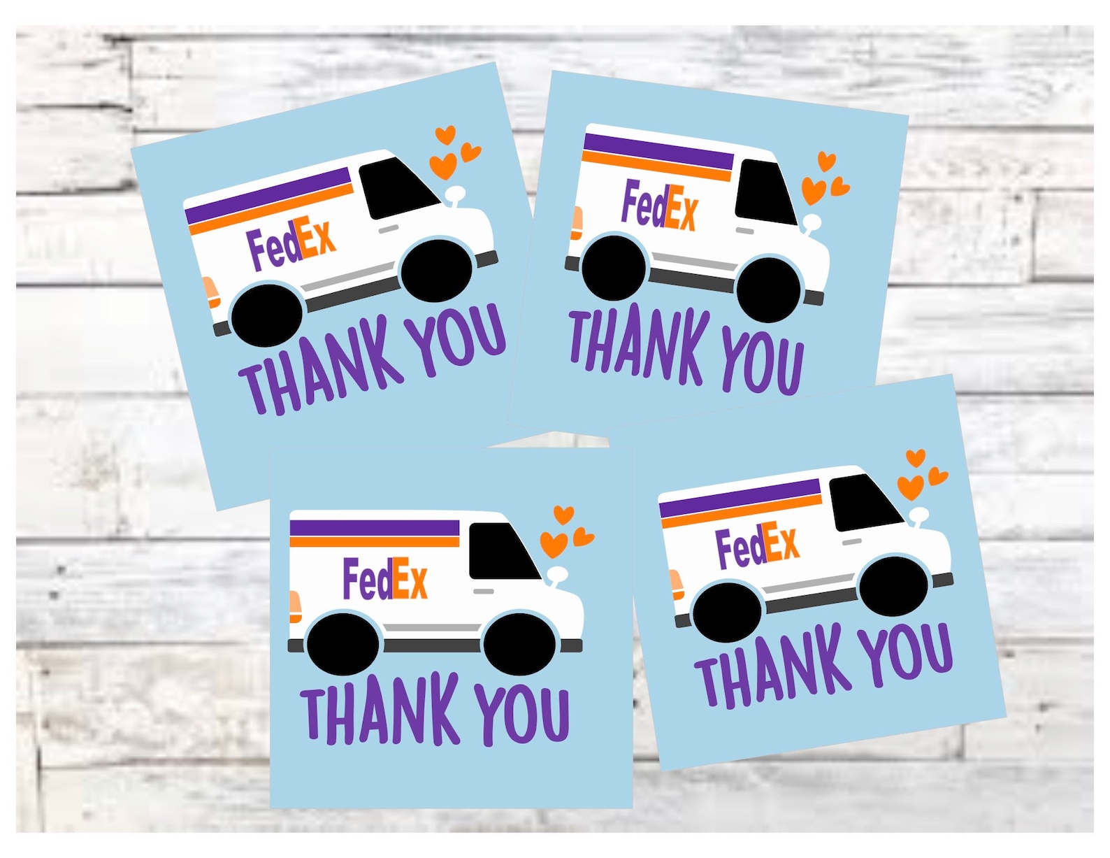 Fedex Thank You Decal / Essential Worker Thank You / Essential Etsy