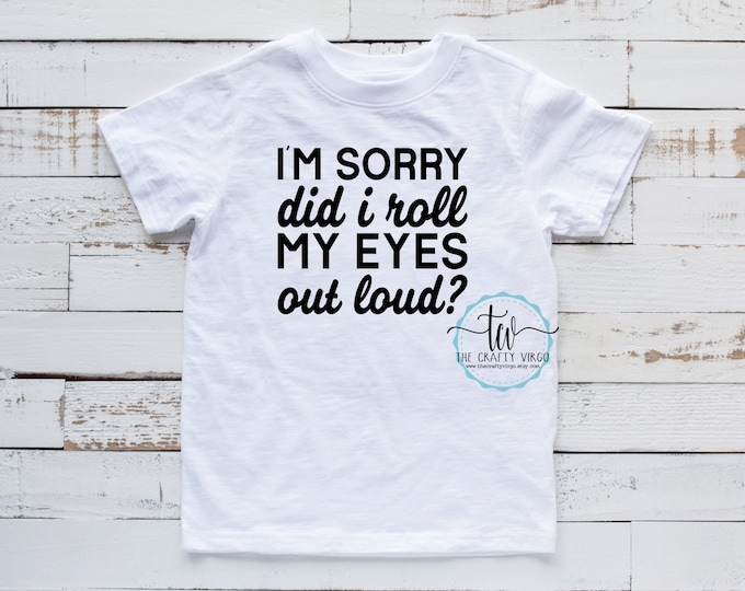 Did I roll my eyes  Funny Sarcastic shirt/sarcastic remarks shirt/ gag gift for her/ gag gift for him/ his or her shirt/funny gift