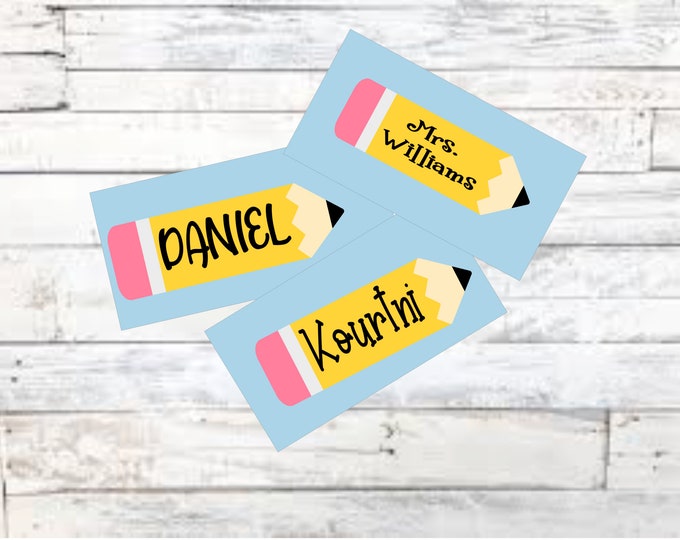 Personalized Pencil Decal