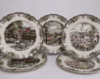 ONE Plate JOHNSON BROSS The Friendly Village Dinner Plate 10 5/8"