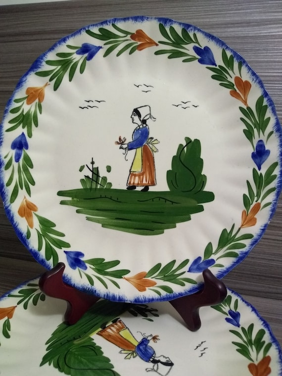 Rare Vintage Blue Ridge Hand Painted Underglaze Southern - Etsy