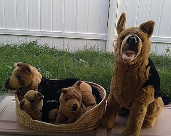 german shepherd teddy bear