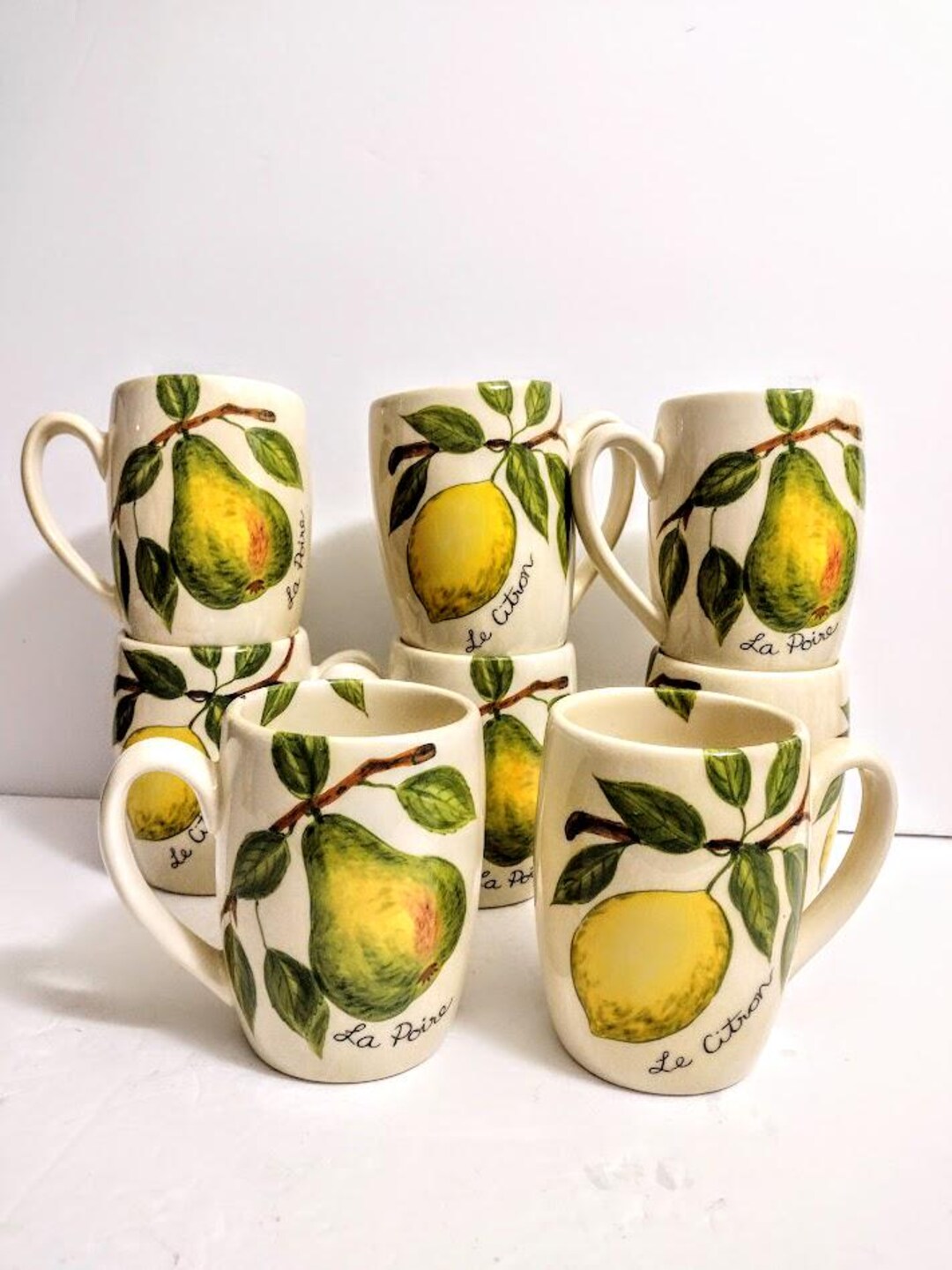 ONE Mug Lemon Pear Large Coffee Tea Mug - Etsy