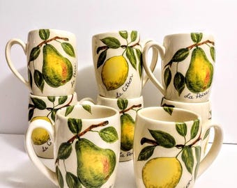 ONE Mug Lemon Pear Large Coffee Tea Mug