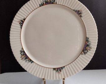 LENOX  Rutledge MORIAGE Ivory Porcelain Scalloped SERVING Platter 12.75 "