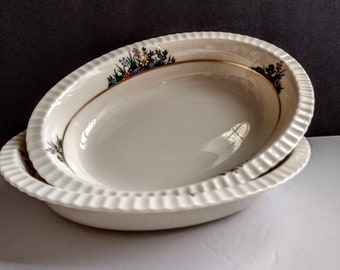 One Plate LENOX  Rutledge MORIAGE Ivory Porcelain Scalloped SERVING Bowl 9.5 "
