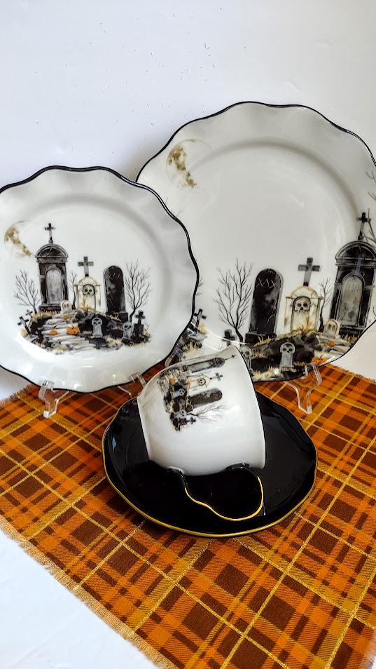 Skeleton Dinnerware Set