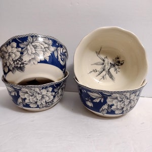 222 Fifth Adelaide Blue Bowl - Etsy