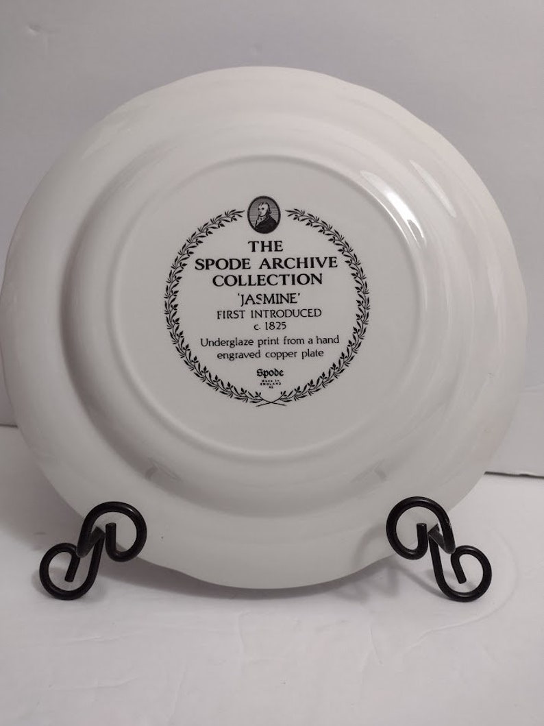 Vintage the Spode Archive Collection JASMINE Underglaze Hand Engraved