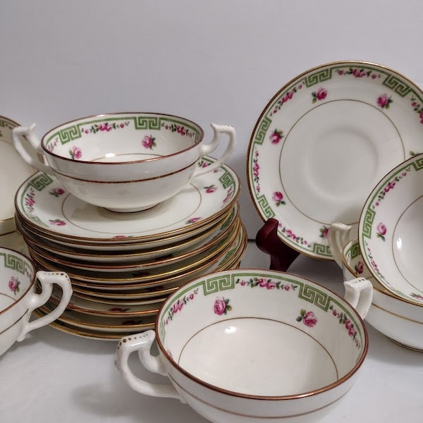 Antique Tea Cup Set Etsy