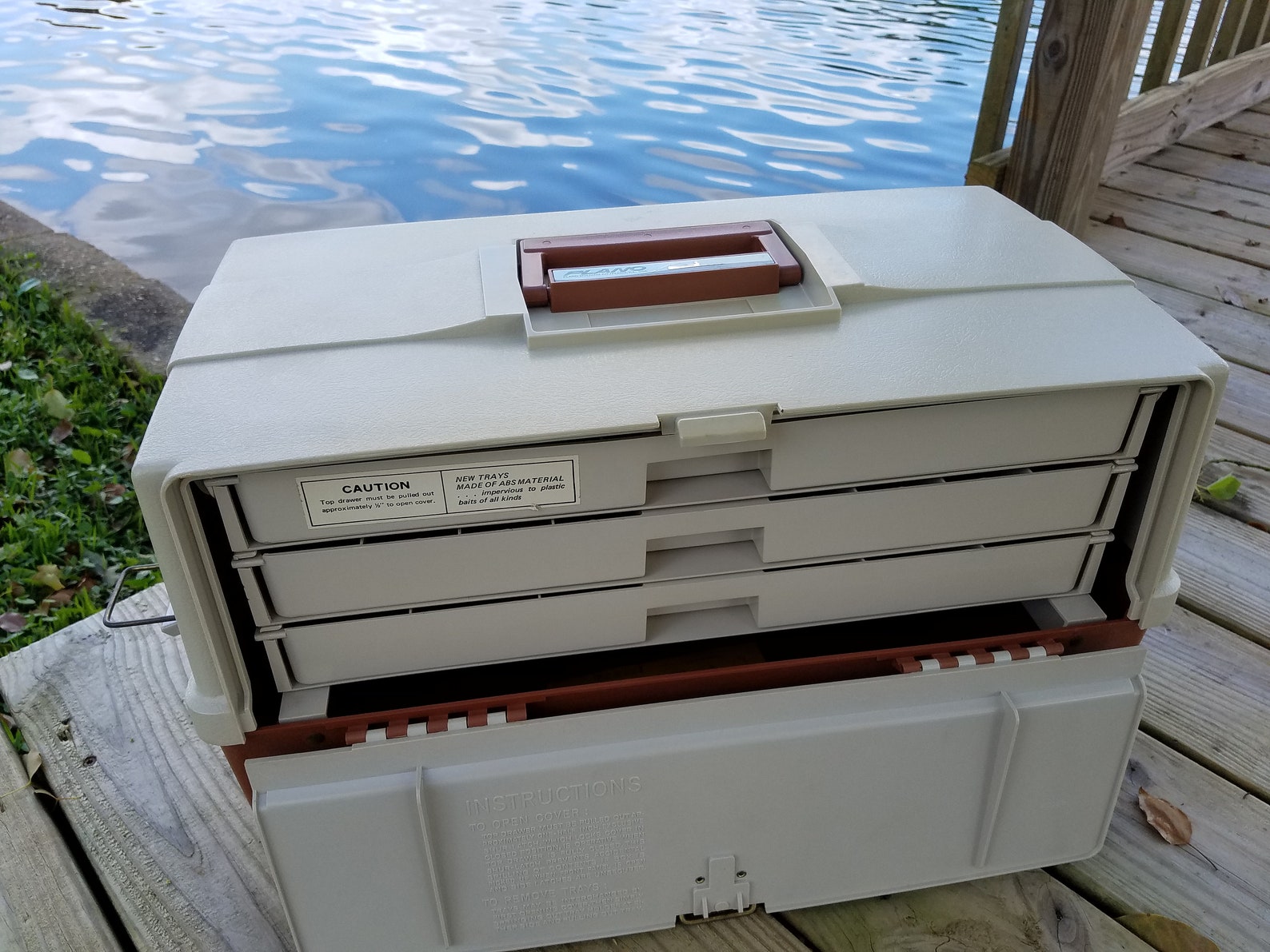 Vintage 1980s Plano 747 Tackle Box Jumbo Size Very Clean Etsy
