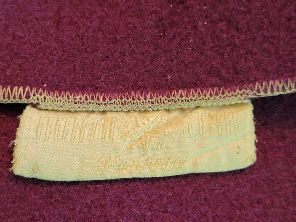 Vintage 1940's United Airlines Flight Blanket Etsy