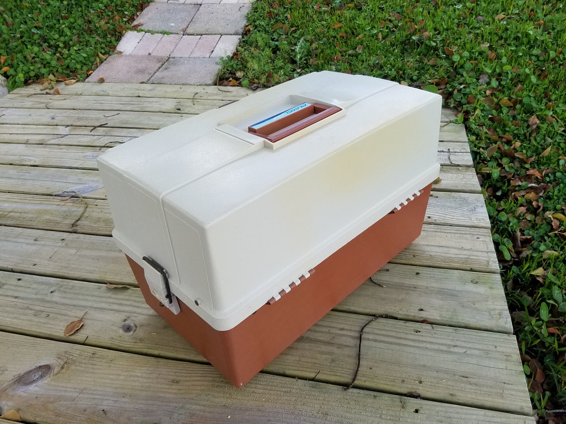 Vintage 1980s Plano 747 Tackle Box Jumbo Size Very Clean Etsy