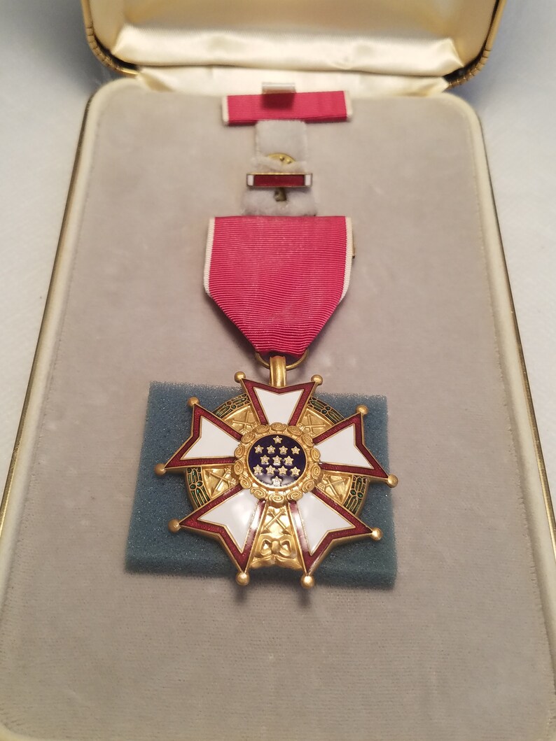 Legion of Merit Legionnaire Degree Award Service Ribbon Etsy
