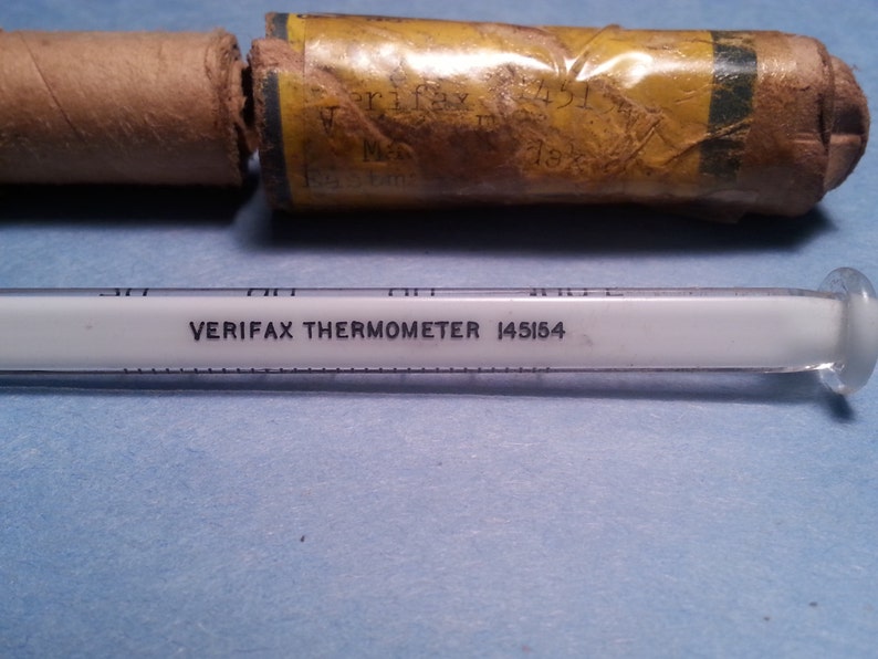 Kodak Verifax Wet Copiers 70100F 6 Glass Thermometer Etsy