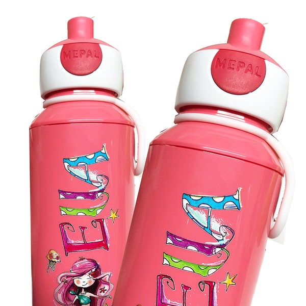 400 ml Trinkflasche Mepal, Mepal Trinkflasche Kinder Pop-up, Mepal Trinkflasche Kinder mit Namen, RosiRosinchen, Geschenk Ostereiersuche