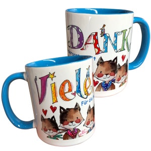 Tasse Abschiedsgeschenk Erzieherin Fuchs, Tasse personalisiert, Erzieher Dankeschön, Abschiedsgeschenk Kindergarten, Geschenk Tagesmutter