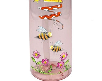 Trinkflasche Flipup, Bienen, Geschenk Ostereiersuche