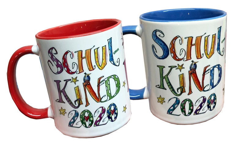 Schulkind Tasse mit Namen, Schulkind 2024 , Einschulungsgeschenk , Geschenk zur Einschulung, Schultütenfüllung /RosiRosinchen image 6