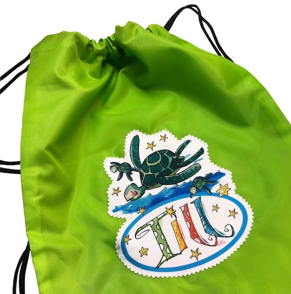 Turnbeutel Werkzeugtasche Für Rhythmische Gymnastik – Grün, Mit Reißverschluss