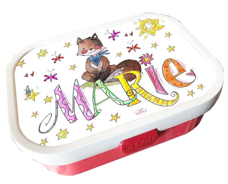 Geschenk Brotdose mit Name für den Schulanfang Set Kita Kinder Trinkflasche Geschenk Brotdose mit Name für den Schulanfang Set Kita Kinder Trinkflasche