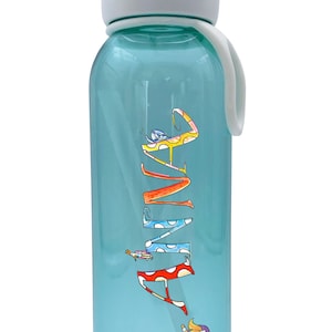 Wasserflasche Einhorn Baby, Mepal kohlensäurehaltige Getränke, Mepal Trinkflasche Kinder mit Namen, RosiRosinchen, Geschenk Ostereiersuche