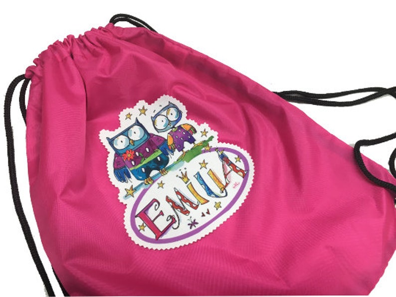 Space rocket astronaut gym bag with name sports bag personalized sports bag with name RosiRosinchen Pink