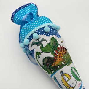 Geschwistertüte Dino 6 , Kindergartentüte Dino 6, RosiRosinchen