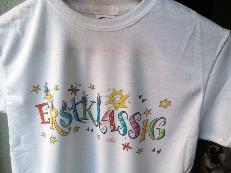 T-shirt Schulkind , Einschulung , Geschenk zur Einschulung image 3