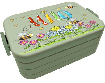 Lunchbox Blumenwiese, RosiRosinchen, Geschenk Ostereiersuche