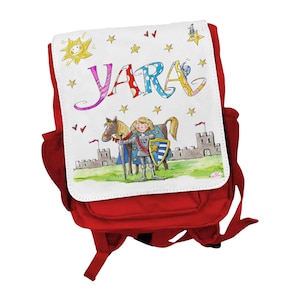 Ritter Kinderrucksack mit Namen , RosiRosinchen , Kindergartenrucksack mit Namen, RosiRosinchen