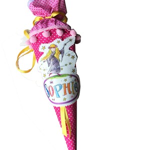 Kleine Schultüte , Rosa Pink , Fee Kindergartentüte , Geschwistertüte Fee , RosiRosinchen