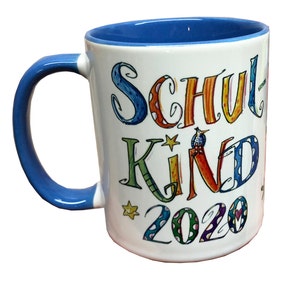 Schulkind Tasse mit Namen, Schulkind 2024 , Einschulungsgeschenk , Geschenk zur Einschulung, Schultütenfüllung /RosiRosinchen image 7