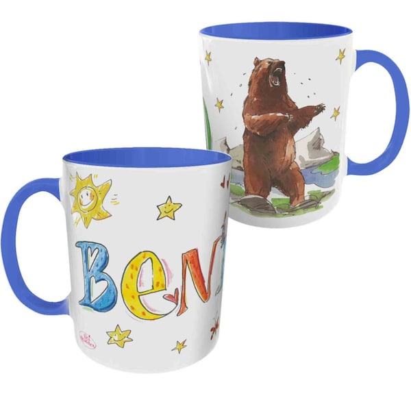 Tasse Grizzly, Keramik Tasse, RosiRosinchen