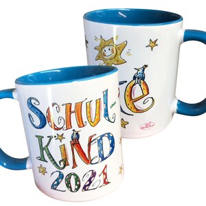 Schulkind Tasse mit Namen, Schulkind 2024, Geschenkidee zur Einschulung, Geschenk zum Schulanfang, Schultütenfüllung zdjęcie 10