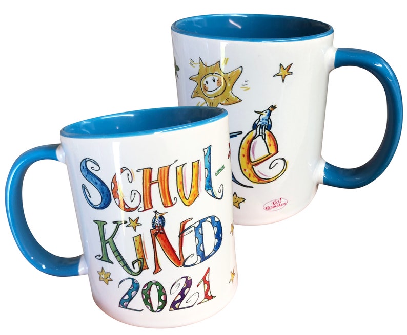 Schulkind Tasse mit Namen, Schulkind 2024, Geschenkidee zur Einschulung, Geschenk zum Schulanfang, Schultütenfüllung zdjęcie 10