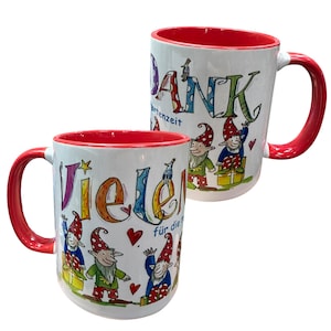 Tasse Abschiedsgeschenk Erzieherin Zwerge personalisierbar, Erzieher Danke für die tolle Zeit Tasse , Abschiedsgeschenk Kindergarten
