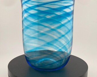 Teal Spiral Tumbler