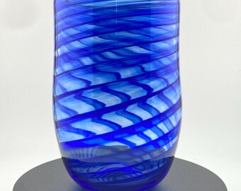 Cobalt Spiral Tumbler