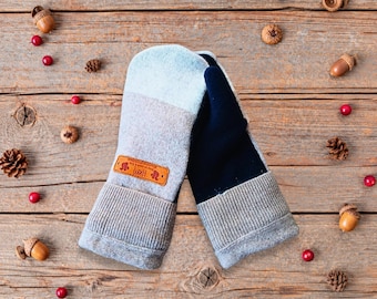 Kids Wool Mittens 3-7 Years | Cashmere Double Layered Cozy Winter Gloves for Child | Fleece Lined Mitten | Mitts Warm Lining | Outdoor Gear