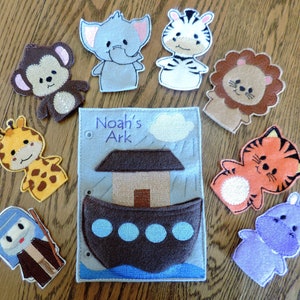 Noah and the ark Quiet Book page (Premium)