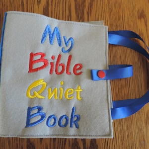 My Bible Quiet Book and 2 book pages