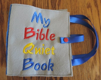 My Bible Quiet Book and 2 book pages